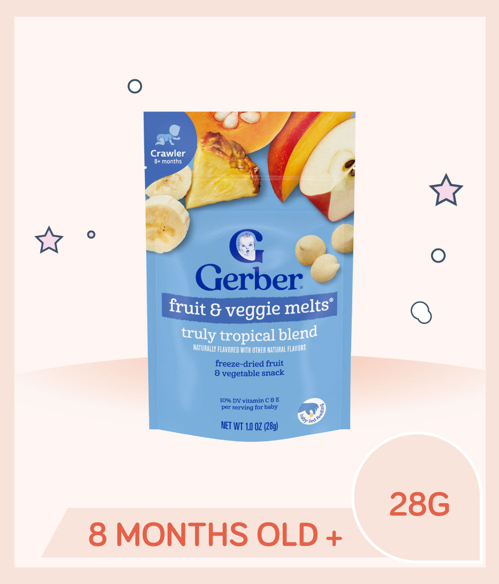 Gerber Very Berry Blend Fruit & Veggie Melts 28g Pouch