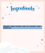 Load image into Gallery viewer, Gerber Banana Blueberry Jar 113g designed for babies 6 months and older
