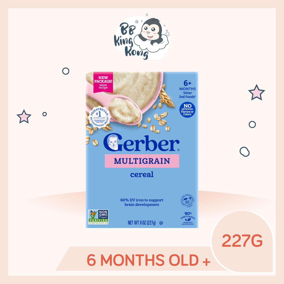 Gerber Multigrain Cereal 227g Box