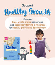Load image into Gallery viewer, Gerber Single Grain Cereal Oatmeal 227g Container
