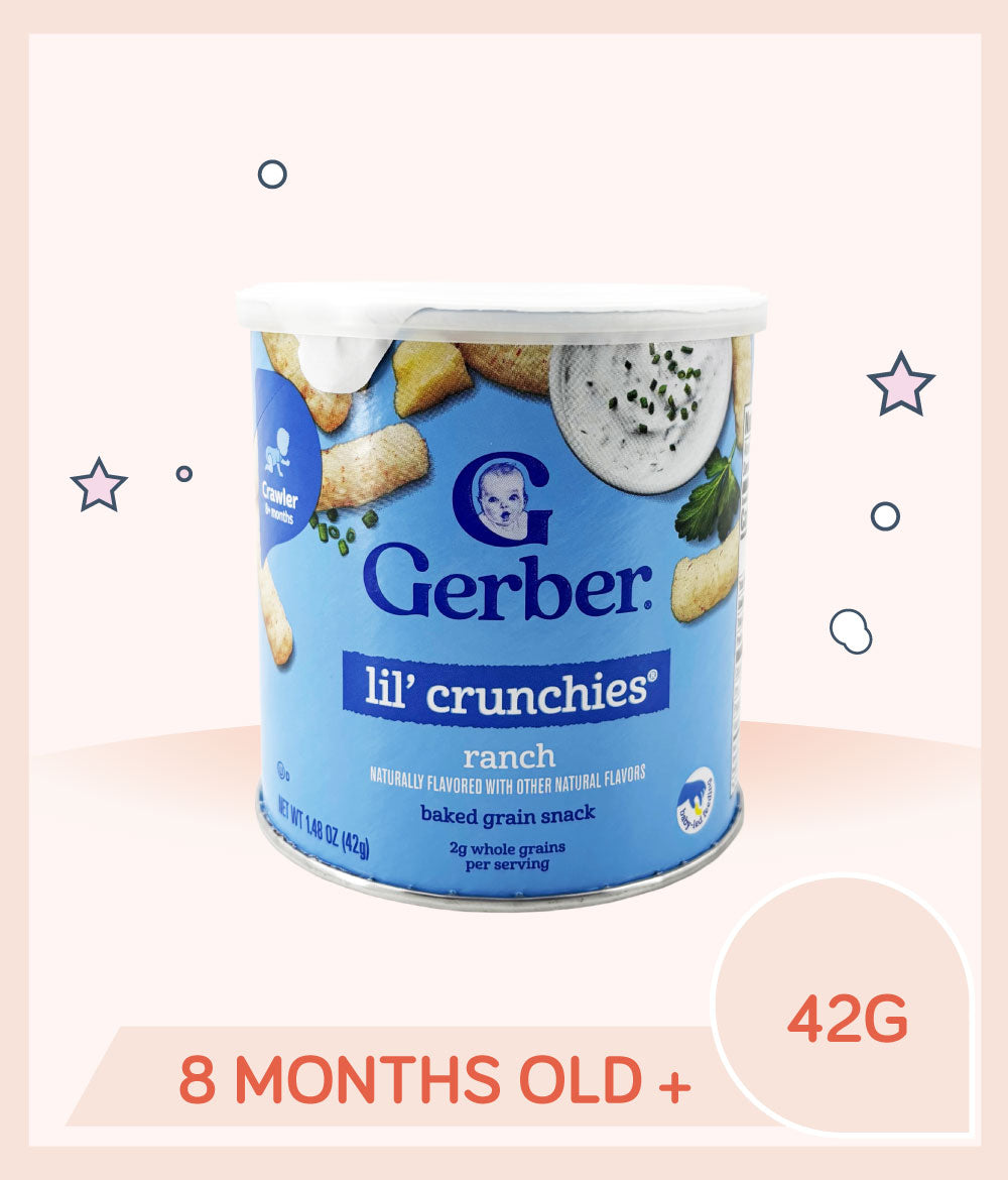 Gerber Lil Crunchies Ranch 42g Canister