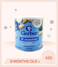Load image into Gallery viewer, Gerber Lil Crunchies Ranch 42g Canister
