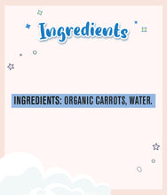 Load image into Gallery viewer, Gerber Organic Carrot Baby Food 113g Jar
