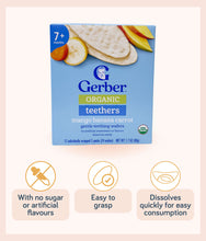 Load image into Gallery viewer, Gerber Organic Teethers Mango Banana Carrot 48g Box
