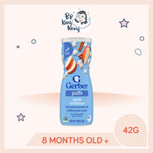 Load image into Gallery viewer, Gerber Puffs Apple Cinnamon 42g Canister

