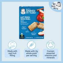 Load image into Gallery viewer, Gerber Soft Baked Grain Bars Apple Cinnamon 156G Box
