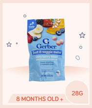 Load image into Gallery viewer, Gerber Truly Tropical Blend Fruit &amp; Veggie Melts 28g Pouch
