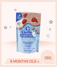 Load image into Gallery viewer, Gerber Yogurt Melts Strawberry 28g Pouch
