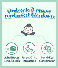 Load image into Gallery viewer, Icons showing product features: Light effects, Beep sounds, Parent-child Interaction, Hand-eye coordination
