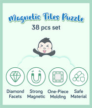 Load image into Gallery viewer, Icons showing product features: Diamond Facets, Strong Magnetic, One-Piece Molding, Safe Material
