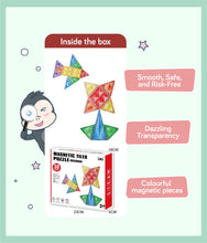 Load image into Gallery viewer, Magnetic Tiles Puzzle 38 pcs set product context and box dimension
