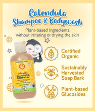Load image into Gallery viewer, California Baby  Calendula™ Shampoo &amp; Bodywash 251ml/562ml 100% Plant-Based
