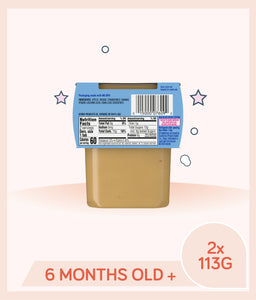 Gerber Natural Apple Banana Strawberry 2 x 112g Tub