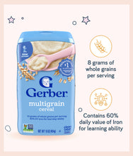 Load image into Gallery viewer, Gerber®  MultiGrain Cereal 454g
