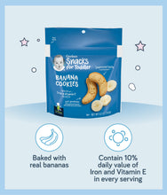 Load image into Gallery viewer, Gerber Snack Banana Cookies 142G Box Makanan Bayi 12 months+/Baby Food Snack/Biscuit
