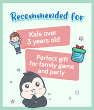 Load image into Gallery viewer, Product recommended for kids above 3 years old and perfect gift for family game and party
