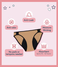 Load image into Gallery viewer, Emer Romi The Flexi Cotton Reusable Menstrual Underwear Period Panties (Day/Night Use Heavy Flow)
