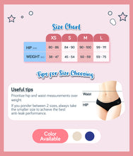 Load image into Gallery viewer, Emer Stella The Basic Mid Waist Reusable Menstrual Underwear Period Panties (Day Use Medium Flow)
