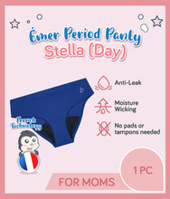 Load image into Gallery viewer, Emer Stella The Basic Mid Waist Reusable Menstrual Underwear Period Panties (Day Use Medium Flow)
