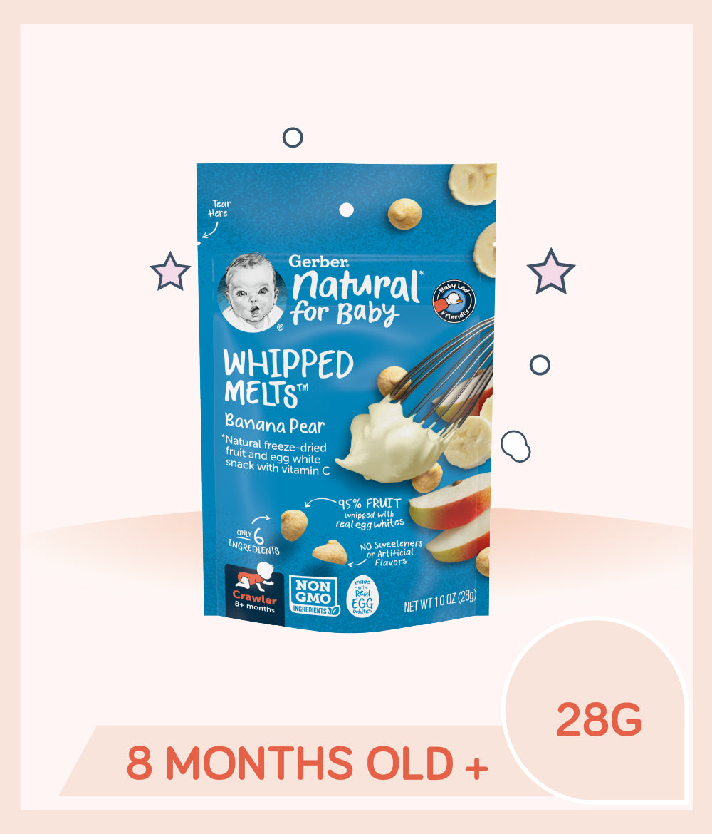 Gerber Whipped Melts Banana Pear 28g