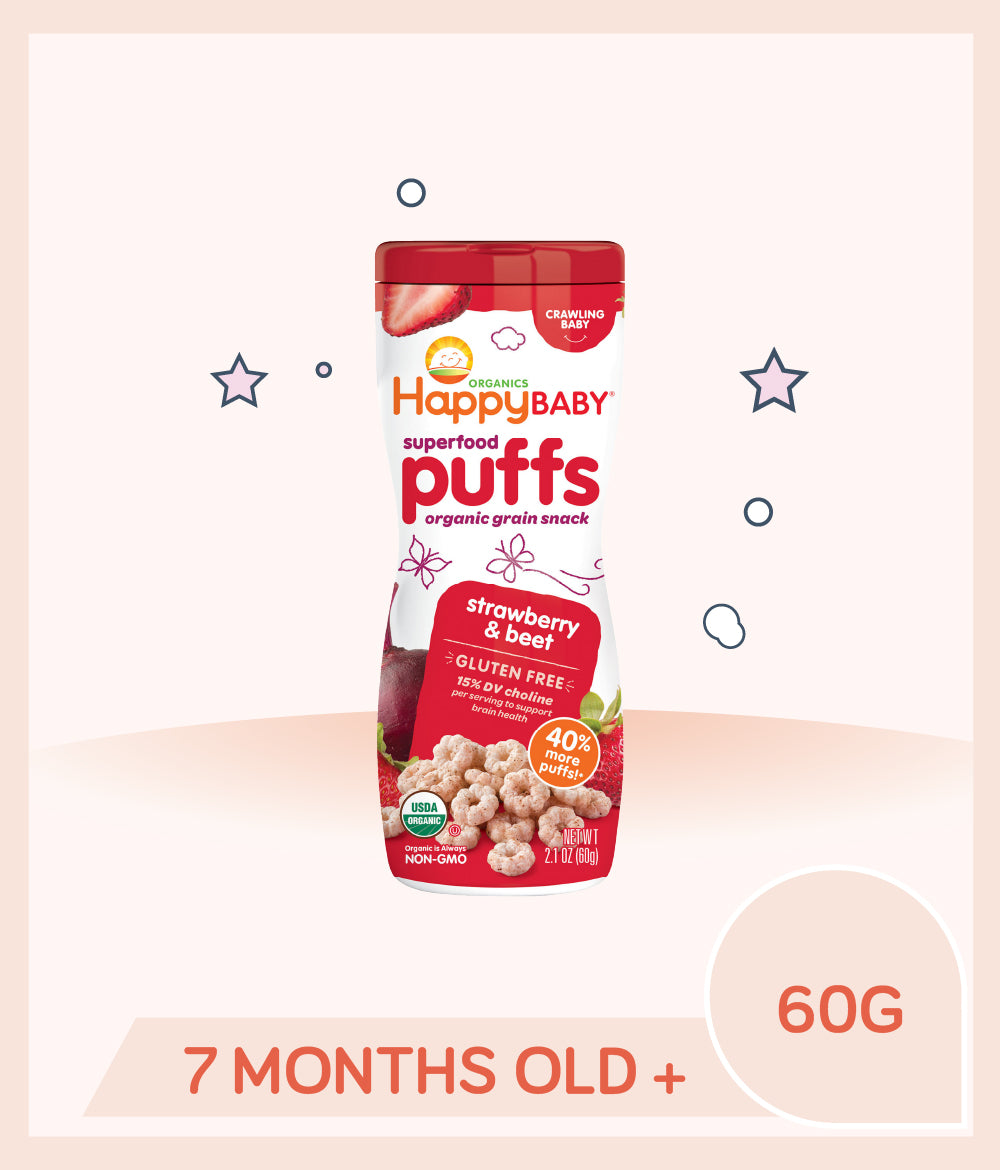 Superfood Puffs Happy Organic Puffs Superfood Puffs Happy Baby Puffs