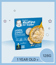 Load image into Gallery viewer, Gerber® Bananas, Cream Oatmeal &amp; Barley Cereal 128g
