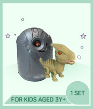 Load image into Gallery viewer, Light brown dinosaur with a grey coloured egg
