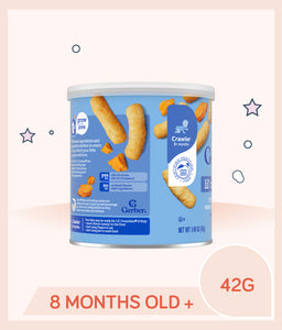 Gerber Lil Crunchies Mild Cheddar 42g Canister
