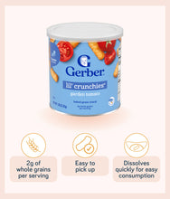 Load image into Gallery viewer, Gerber Lil Crunchies Garden Tomato 42g Canister
