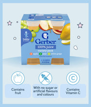 Load image into Gallery viewer, Gerber 100% fruit juice variety pack for toddlers with product highlights
