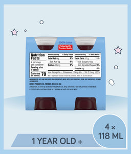 Gerber 100% Apple Prune Juice 473ml Bottle (pack of 4 x 118ml)