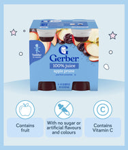 Load image into Gallery viewer, Gerber 100% Apple Prune Juice 473ml Bottle (pack of 4 x 118ml)
