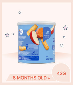 Gerber Lil Crunchies Apple Sweet Potato 42g Canister