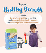 Load image into Gallery viewer, Gerber Organic Single Grain Cereal Oatmeal 227g Container
