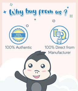 Text about authenticity and 100% direct from manufacturer