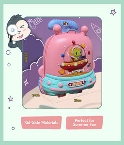 Toy Beach Space Suitcase 8 Pcs Set