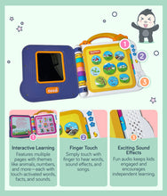 Load image into Gallery viewer, Electronic Touch And Teach Words Book A product highlights: Interactive Learning, Finger Touch, Exciting Sound Effects
