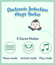 Load image into Gallery viewer, 3 Game Modes of Electronic Induction Magic Guitar: Piano, Animal, Play
