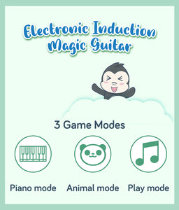 3 Game Modes of Electronic Induction Magic Guitar: Piano, Animal, Play