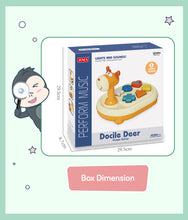 Load image into Gallery viewer, Electronic Docile Deer Shape Sorter box dimension
