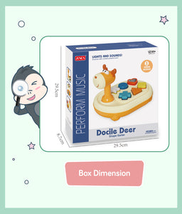 Electronic Docile Deer Shape Sorter box dimension