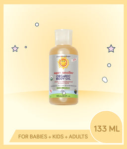 California Baby Super Sensitive Certified Organic Body Oil  133ml 100% Plant-Based