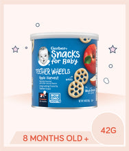 Load image into Gallery viewer, Gerber Teether Wheels Apple Harvest 42g Canister

