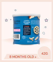 Load image into Gallery viewer, Gerber Teether Wheels Apple Harvest 42g Canister
