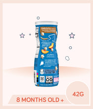 Load image into Gallery viewer, Gerber Puffs Peach 42g Canister
