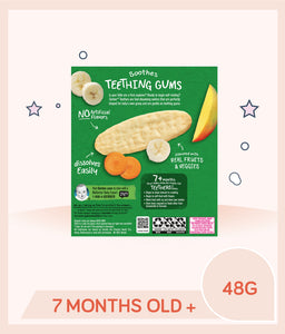 Gerber Organic Teethers Mango Banana Carrot 48g Box