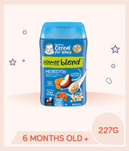 Load image into Gallery viewer, Gerber Powerblend Probiotic Cereal Oatmeal, Lentil, Carrots &amp; Apples 227g Container

