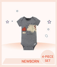 Load image into Gallery viewer, Gerber 4-Pack Baby Boys Dino Short Sleeve Onesies® Bodysuits (Newborn)
