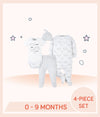 Gerber 4-Piece Baby Neutral Baby Animals Outfit Set