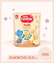 Load image into Gallery viewer, Cerelac Puffs Snacks Banana &amp; Orange 50g Pouch
